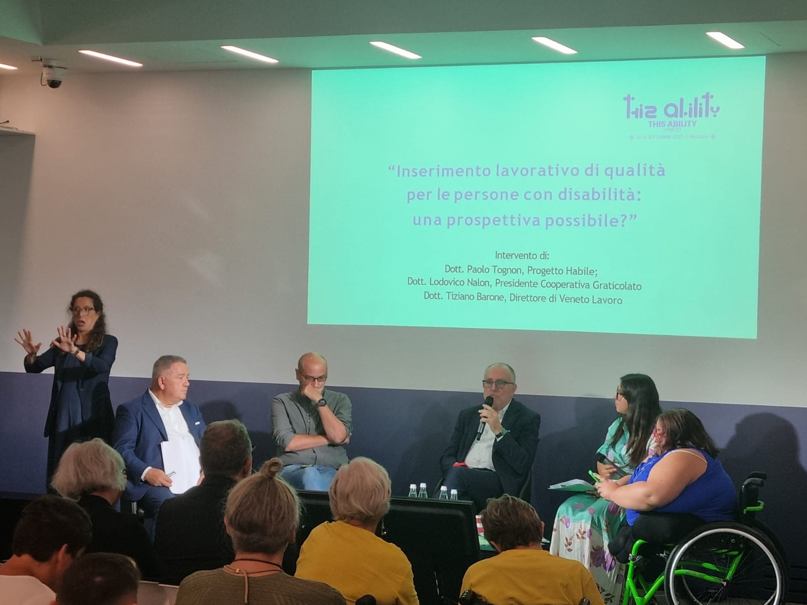 Il Presidente Nalon parla di inserimento lavorativo ad un importante convegno