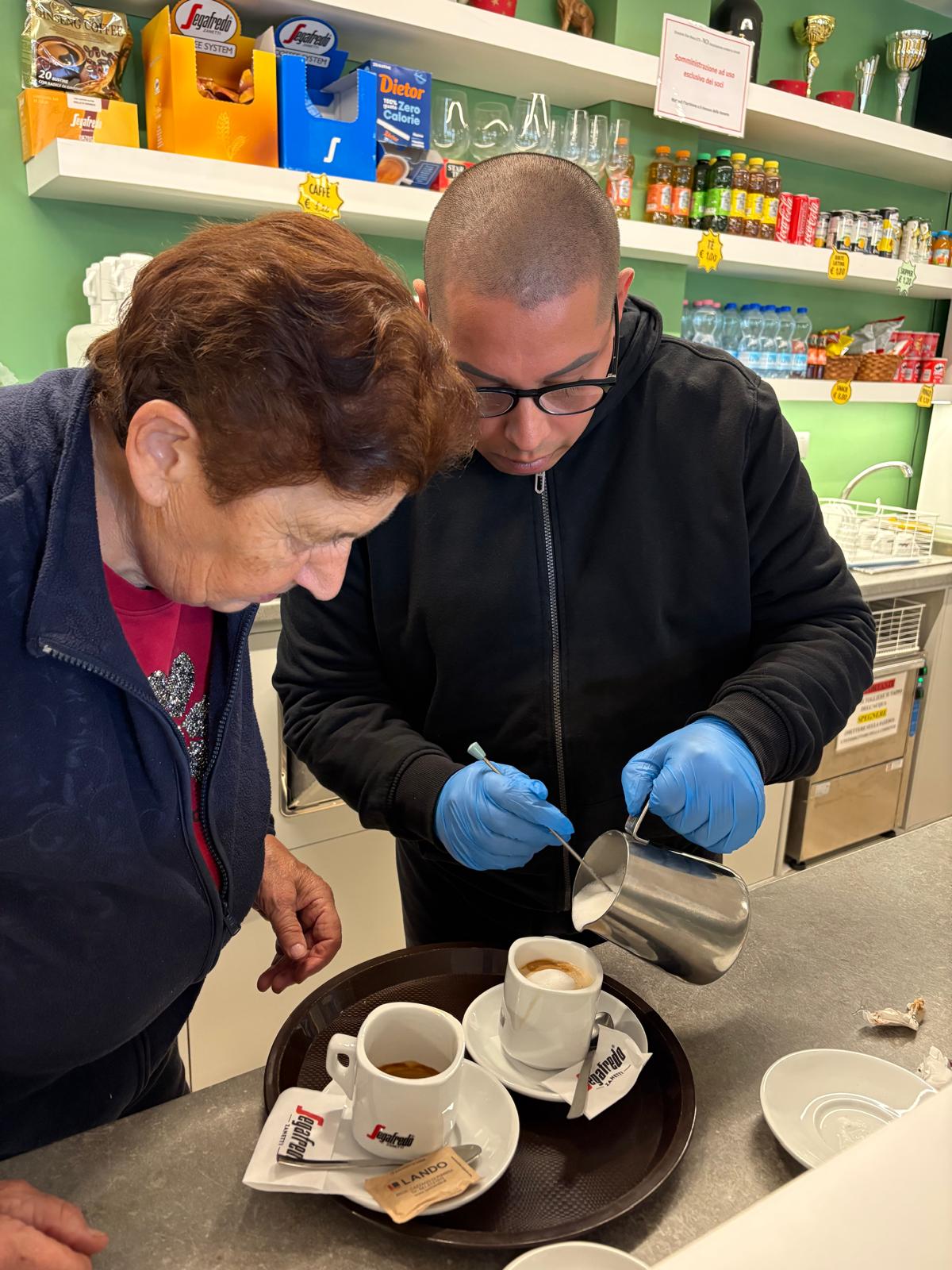 Ripartito il progetto di inclusione “Un salto al bar” Ripartito il progetto di inclusione “Un salto al bar”